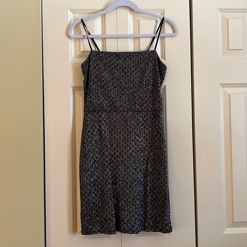 Altard State sparkly black dress